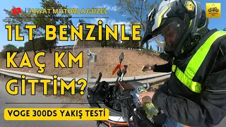 1 Litre Benzinle Kaç Km Gidilir | Voge 300DS Yakış Testi | Hayat Motorla Güzel