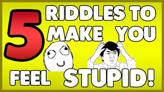 5 Trick questions to make you feel stupid! Best FUNNY RIDDLES!!