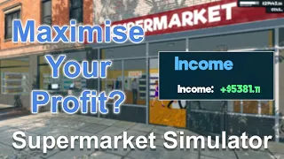 Supermarket Simulator Pricing Strategies