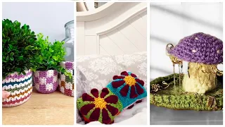 Crochet Home Decor, Crochet Room Decoration - TikTok Compilation 181 | @anea_design_studio