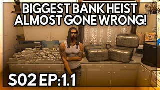 Episode 1.1: BIGGEST BANK HEIST ALMOST GONE WRONG!  | GTA RP | GrizzleyWorld WHITELIST