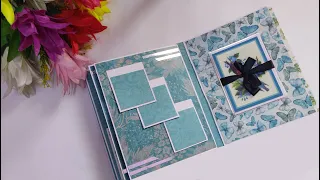 SCRAPBOOK TUTORIAL | BEAUTIFUL HANDMADE SCRAPBOOK ALBUM | SCRAPBOOK MAKING IDEAS