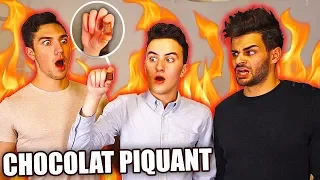 ON A TESTÉ LE CHOCOLAT LE PLUS PIQUANT DU MONDE (feat. FASTGOODCUISINE et CÉDRIC)