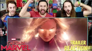 Marvel Studios' CAPTAIN MARVEL - Official TRAILER REACTION!!!