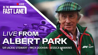 Sir Jackie Stewart, Mick Doohan & Jessica Hawkins, LIVE from the Formula 1® Australian Grand Prix