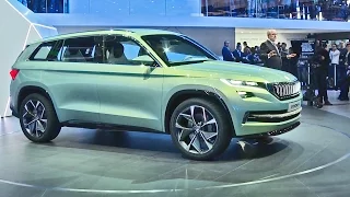 Skoda VisionS - SUV Concept - Interior and Exterior Walkaround