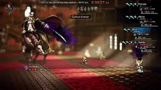 Octopath Traveler Speedrun Level 1 No Exp/JP/Stat Nuts All Main Stories & All Jobs (+QoL*) (Part 3)