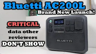 The NEW Bluetti AC200L -- What You NEED To Know Before You Buy -- The Most In-Depth Review & Testing