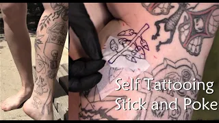 How I Tattoo Myself at Home - Stick & Poke Sleeve