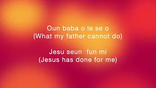 Yoruba Praise and Worship Songs (Lyrics video with English Translation) |OGO MEDLEY