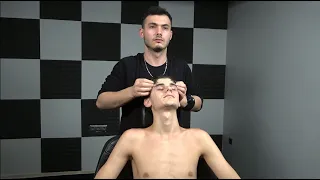 Crazy Barber Tunahan Head Massage, Face Massage, Back massage
