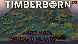 Timberborn / Thousand Islands Map / Hard Mode / 01