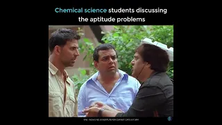Chemical Science Students Discussing the Aptitude Problems