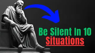 Always Be Silent In 10 Situations | Marcus Aurelius Stoicism