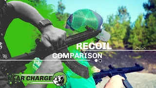 7 62x39 AR-47 vs 5.56 AR-15 [Recoil Comparison] #shorts