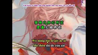 [Karaoke] Chỉ Vì Quá Yêu Anh - Đinh Phù Ny - 只是太爱你 - 丁芙妮