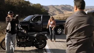 Sons of Anarchy truck chase scene