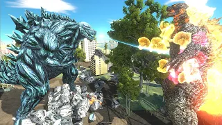 Godzilla earth VS. Godzilla legendary & Shin godzilla - Animal Revolt Battle Simulator