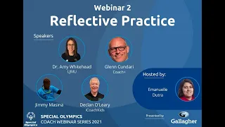 Coach Webinar Series 2021, presented by Gallagher – Webinar 2 - ‘Reflective Practice’.