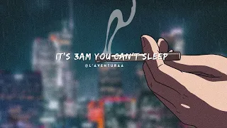 it's 3 am and you can't sleep - Chill Lofi hip hop mix