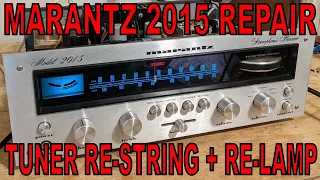 Marantz 2015 Tuner String And Lamp Replacement