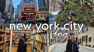 NEW YORK CITY VLOG | exploring the city, morgan library, food, & bookstores