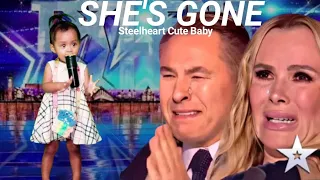 American Got Thalent 2024||The little girl sings the song She's Gone beautifully