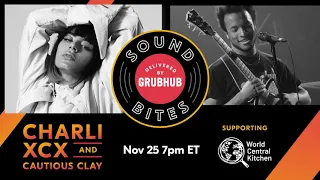 Charli XCX and Cautious Clay Sound Bites Delivered by Grubhub