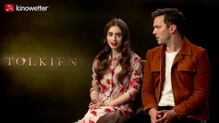 Interview Lily Collins, Nicholas Hoult TOLKIEN