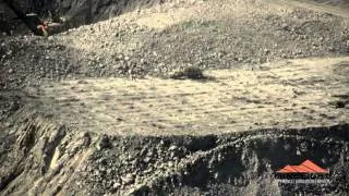 Blasting sequence at Goldcorp's Penasquito mine in Zacatecas, Mexico