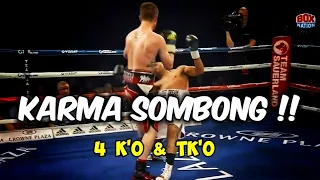 KARMA SOMBONG 🥊🥊 4 K'O & TK'O petarung Arogan..