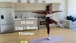 10 min Leg + Booty Finisher! 🫠| Destroy your Legs w/me 🔥