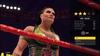 WWE 2K22Raw Women's Championship Tournament 1st Round Tamina vs Reckoning