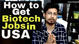 How to get Biotechnology jobs in USA ?