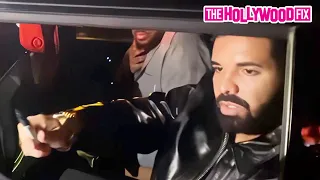 Drake Signs Autographs For Fans After Partying With Kanye West, Travis Scott, Offset & More In WeHo