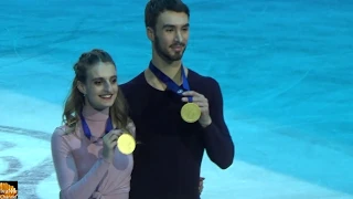 Gabriella PAPADAKIS & Guillaume CIZERON - European Figure Skating Championships 2019 Medal Ceremony