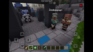 Snowy Villager can takes Rascal and Taiga Villager is Stayed in Minecraft PE