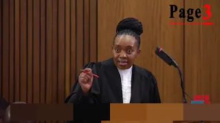 "You cannot choose what to and not to respond to in this court" Adv Mnisi