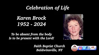 Celebration of Life Service- Karen Brock