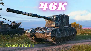 46K Damage with FV4005 Stage II 10K  & FV4005 -11K & FV4005 -15.5K World of Tanks   #wot
