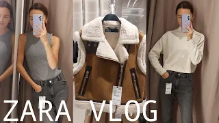 Shopping VLOG. Новая ZARA, обзор осенней коллекции и примерка вещей на осень 🤎