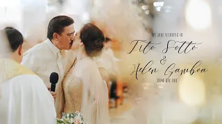 Tito Sotto and Helen Gamboa | On Site Wedding Film by Nice Print Photography