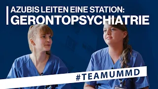 Azubis leiten eine Station | Gerontopsychiatrie UMMD