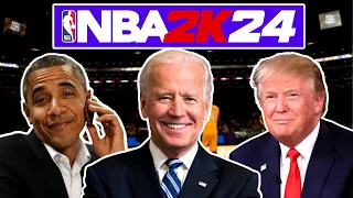 US Presidents Play NBA 2K24