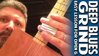 Deep Blues Grind - An Easy Cigar Box Guitar Lesson