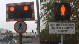 Rare Crossings at Preston Docks Level Crossings, Lancashire