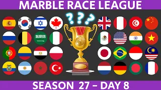 Marble Race League Season 27 DAY 8, Marble Race in Algodoo