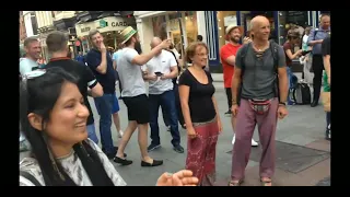 SUNDAR NITAI _ PRABHU OF _ HARINAMA RUCI _ CHANTS _ HARE KRISHNA _ IN DUBLIN FRIDAY. DANCE 🚩🚩🚩...