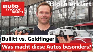 Bullitt vs. Goldfinger: Was macht die Film-Autos einzigartig? - Bloch erklärt #154 |auto motor sport