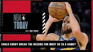 Brian Windhorst makes the case for Steph Curry to break the record for most 3s in a game | NBA Today